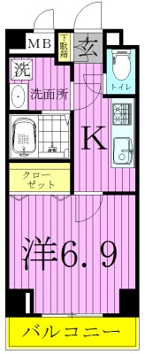 リヴェールタワー綾瀬 間取り図