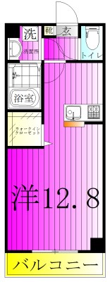 ＴｒｅｅＤｅｎ馬橋Ⅰ 401号室 間取り
