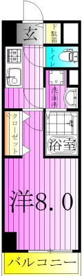 スアヴィス谷在家 間取り図