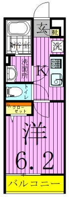 リブリ・クレール江北 間取り図
