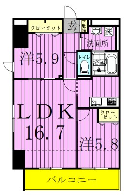 ロイヤルＫＪ 間取り図