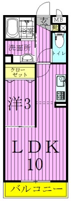 モンサン・フローラ  間取り図