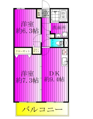 ゼンニムⅡ 間取り図