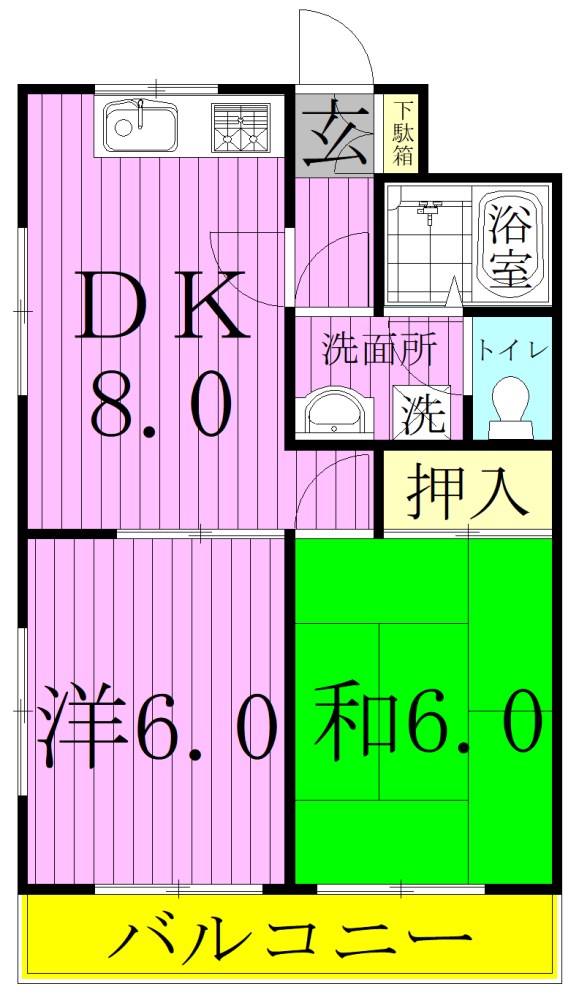 江藤マンション 間取り図