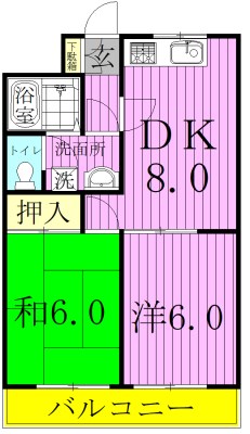 江藤マンション 間取り図