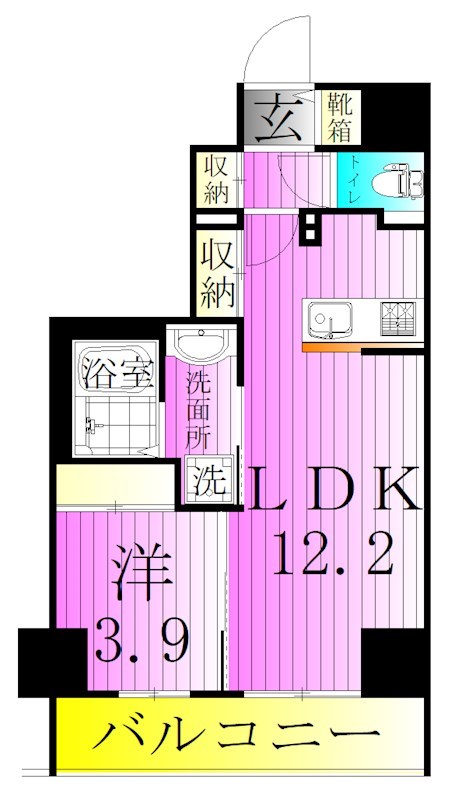 HF北千住レジデンス 間取り図