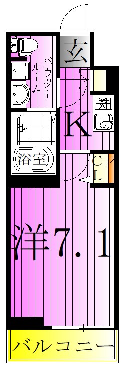 ディームス亀有 間取り図