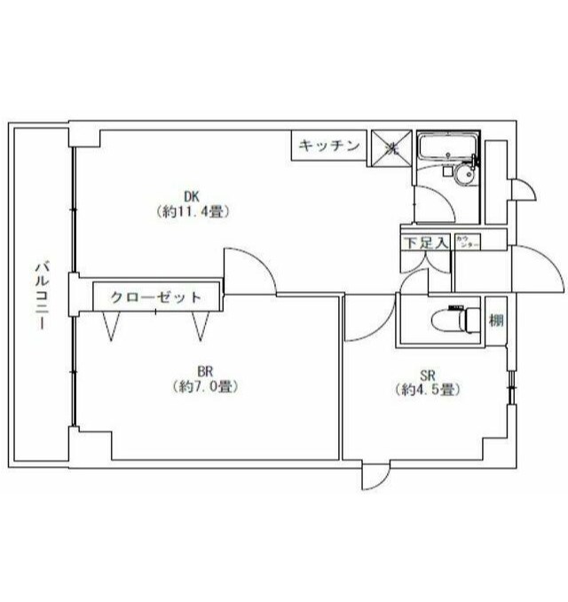 アートレジデンス竹ノ塚 間取り図