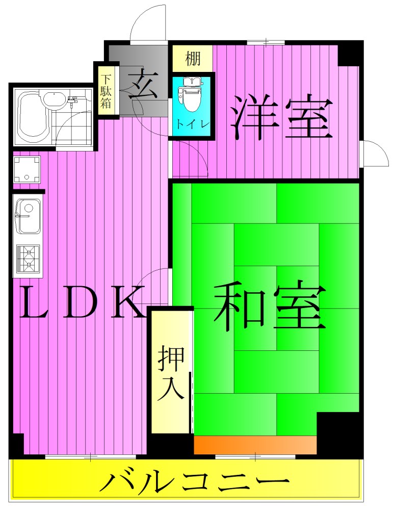 アートレジデンス竹ノ塚 間取り図