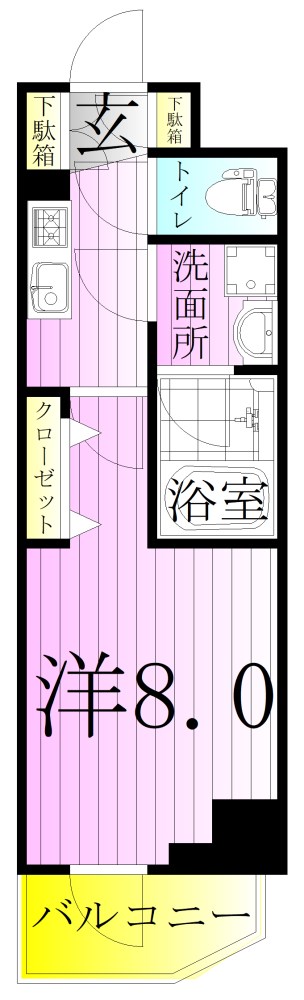 グランカーサ綾瀬 間取り図