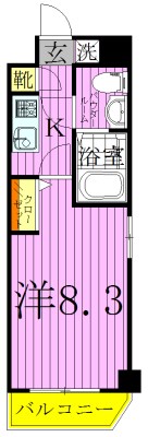 グランフォース北綾瀬 間取り図