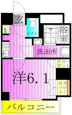 LOTUS GARDEN HOSAKA 間取り図