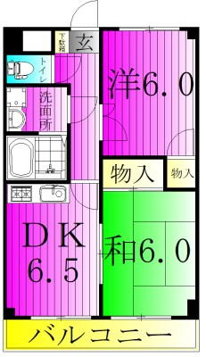 ヴィラ・プリーマ 間取り図