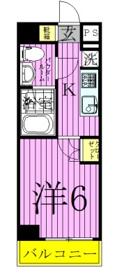 ライジングプレイス綾瀬三番館 間取り図