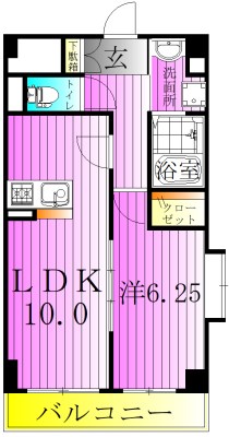 エオナスカイ 間取り図