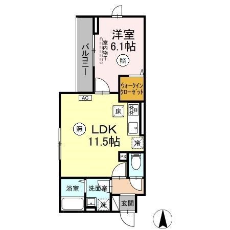 メゾンアーク西新井 間取り図