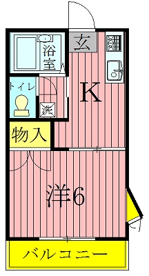 ジュネパレス我孫子第02 間取り