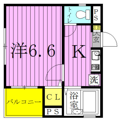 ペグハウス柏中央 202号室 間取り