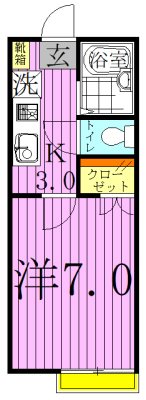 フローレンス綾瀬 間取り図