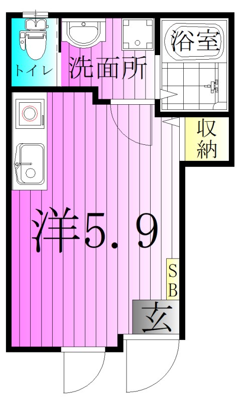 セラヴィ 間取り図