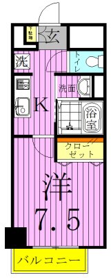 ヴィラエクセル３ 間取り図