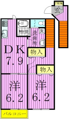 パークハマナカ 間取り図