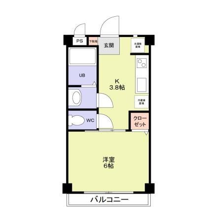 ＭＡＲＳＡ五香  208号室 間取り