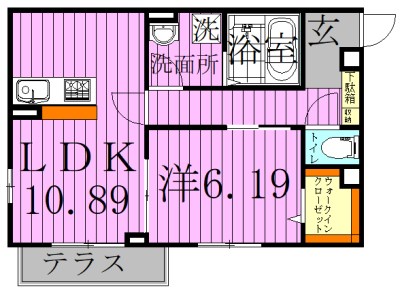 クッカケト 間取り図