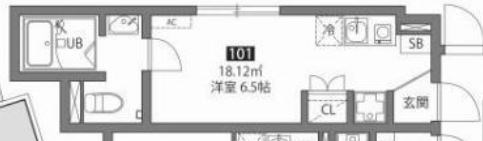 OJ HILLS Ⅱ 間取り図
