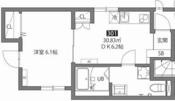OJ HILLS Ⅱ 間取り図