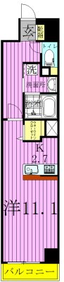ロイヤルパークスシーサー 間取り図
