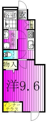 ルミナスソラーレ　～Luminous Solare～ 101号室 間取り