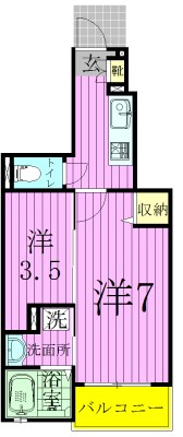 フェリーチェ 間取り図