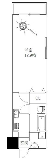 HS八柱Ⅱ 501号室 間取り
