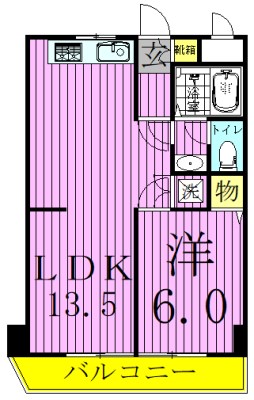 エスポワール東和第二 間取り図
