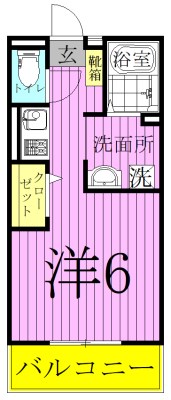 ジュネス西新井1 間取り図