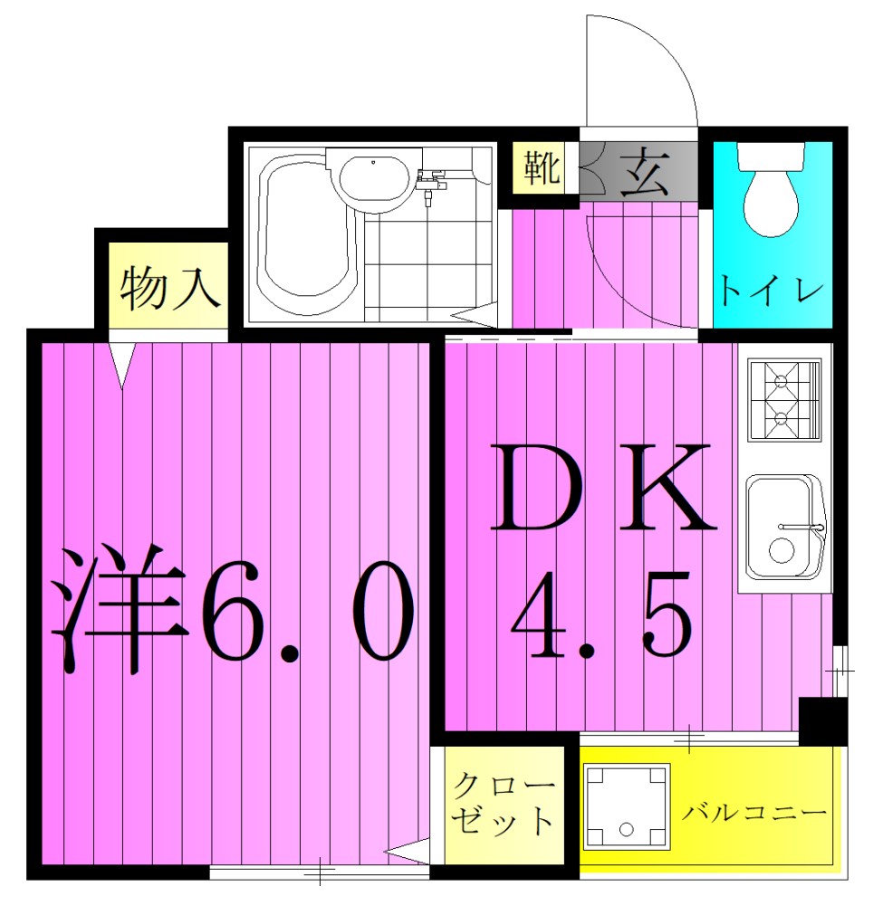 グランサイト六笠No2 間取り図