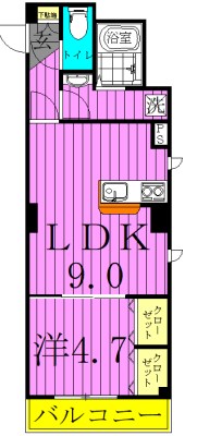 classo 間取り図