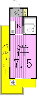 メゾンソルト 間取り図