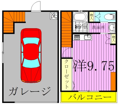 SK-GARAZIO　Ⅴ　～SKガレジオ5～ C号室 間取り