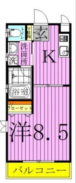 デルタ六町 間取り図