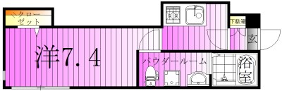 クリエ　ボヌール 間取り図