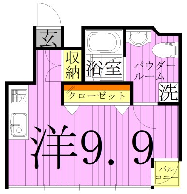 アイフォート千住曙町 間取り図