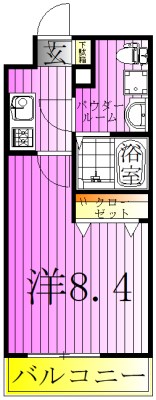 プレール・ドゥーク西新井Ⅲ 間取り図