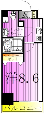 プレール・ドゥーク西新井Ⅲ 間取り図