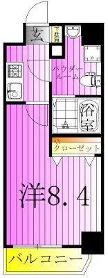 プレール・ドゥーク西新井Ⅲ 間取り図