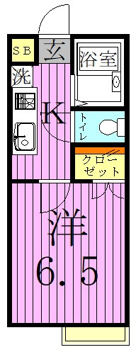 グリチネ八潮 間取り図