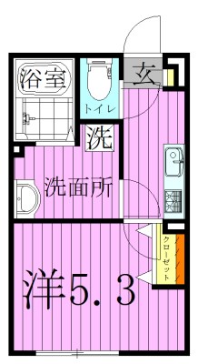 グレイス高野2  間取り図