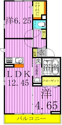 サンモール 間取り図
