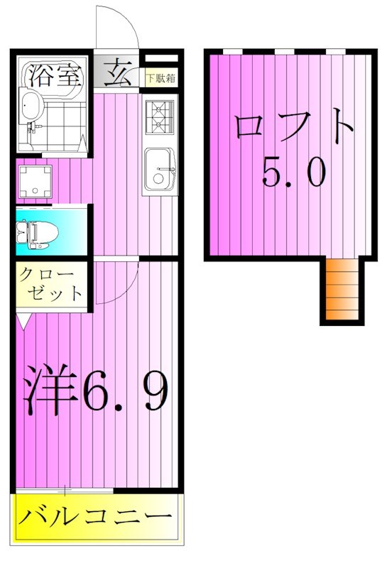 sierra六町 間取り図
